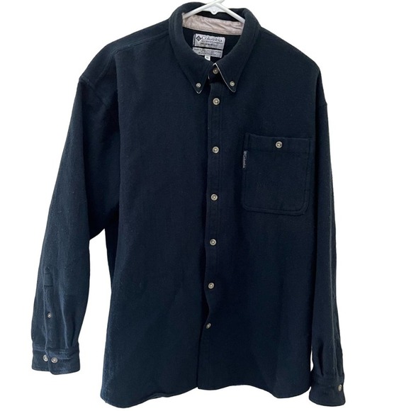 Columbia Other - Columbia Navy Blue Men’s Wool Blend Button Down Shirt Jacket Size XXL